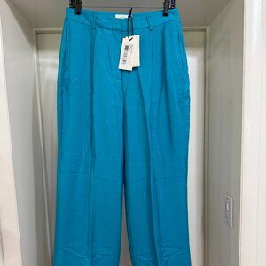 NEW with Tags $290 ba and sh Turquoise Pants sz M